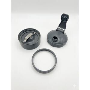 NUTRIBULLET Replacement Blade Flip Top To-Go Lid Gasket Gray NEW
